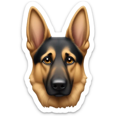 German shepherd  sticker