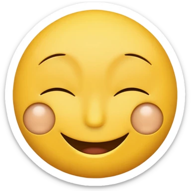 Emoji, smiley face with 1 eye closed sticker