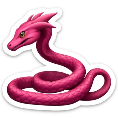 Seviper-Salazzle-Fakémon-hybrid-creature (full body)  sticker