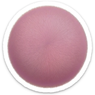 Pink Puff Ball sticker