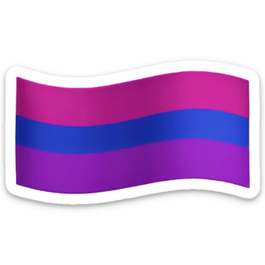 bisexual flag  sticker
