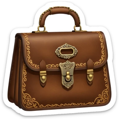 antique bag sticker