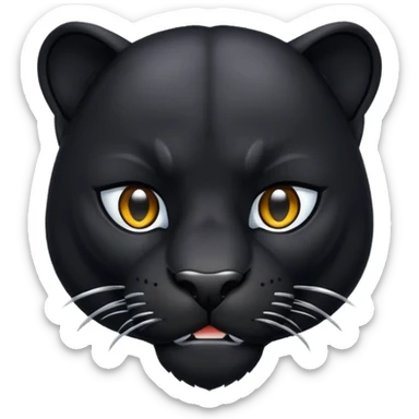 pantera negra sticker