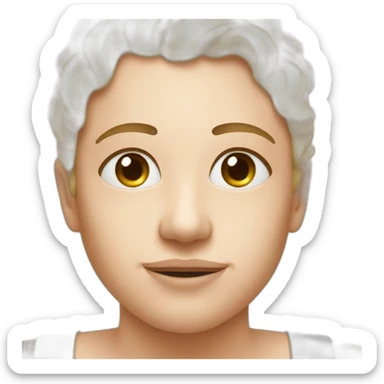 Lotion on nice face sticker