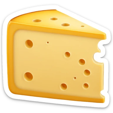 sliced gouda cheese sticker