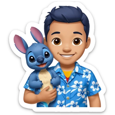 Stitch y lilo sticker