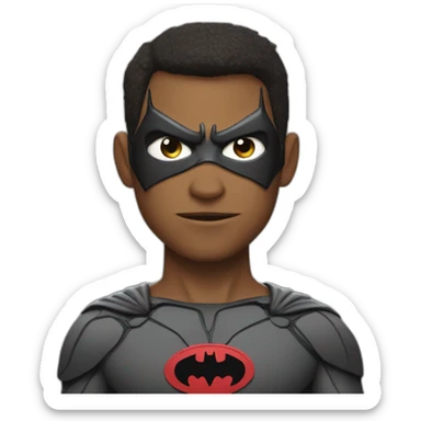 Batman as Spider-Man sticker