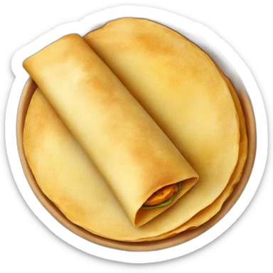 Indian dosa sticker
