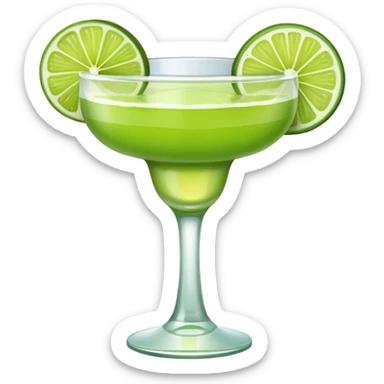 yummy margarita lime sticker