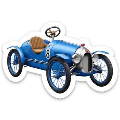Bugatti cyclekart sticker