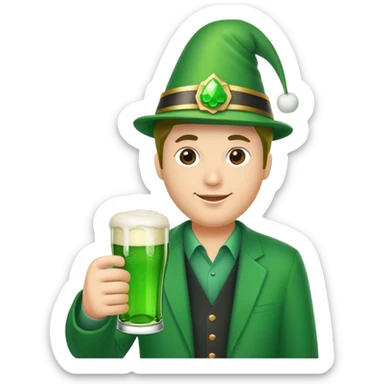 St Patrick's day sticker