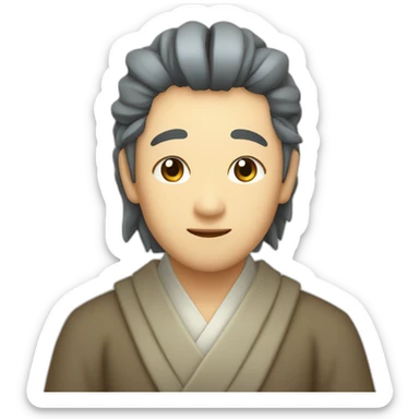 Água letra japonesa sticker