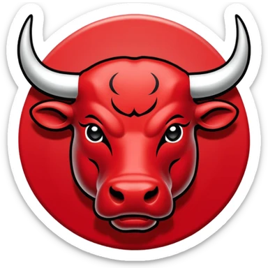 Chicago bulls el logo sticker