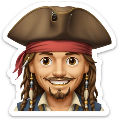 Kaptan jack parol sticker