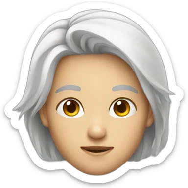 Emoji-tris sticker