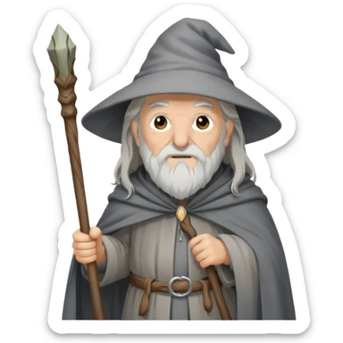 Gandalf the grey sticker