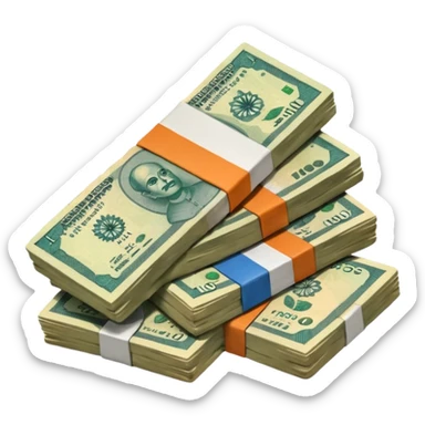 show me cash flow.indian rupee currency only sticker