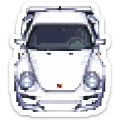Porsche sports car sticker