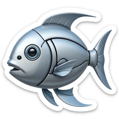 robotic fish sticker
