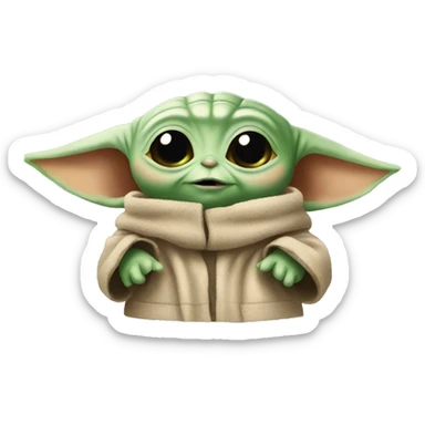 baby yoda sticker