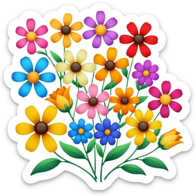 Flowers sticker