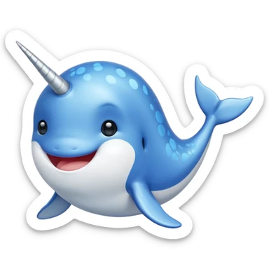 narwhal emoji sticker