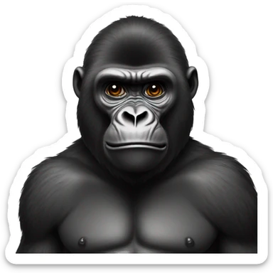 Emoji Seeker gorilla sticker