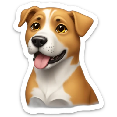 Dog buys cryptocurrency tone sticker