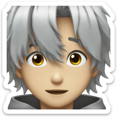 anime boy sticker