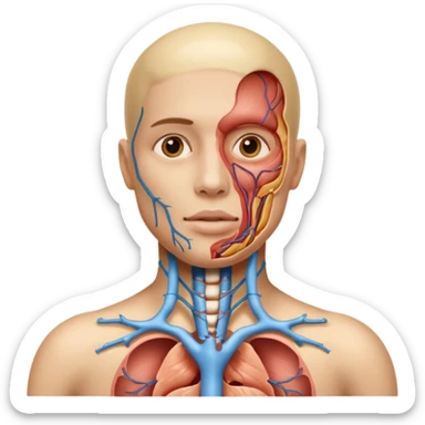 human anatomy subject of school of medicine sticker
