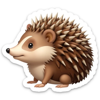 a hedgehog  sticker