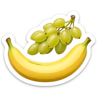 Banana grape Tylenol custard sticker