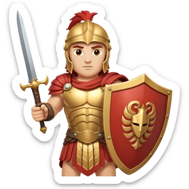 Achilles was the Greeks' finest warrior during the Trojan War. His mother, the nymph Thetis, dipped him in the River Styx to make him invulnerable in battle—except for his heel, where she gripped the baby. During the Trojan War, Achilles achieved fame by slaying Hector outside the city gates.  sticker