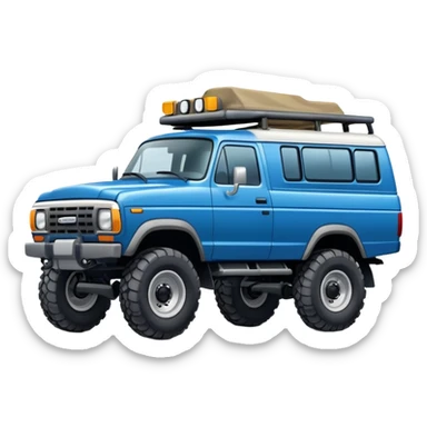 expedition truck in blue sticker