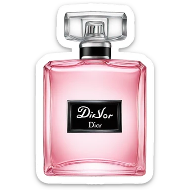Miss dior perfume sticker