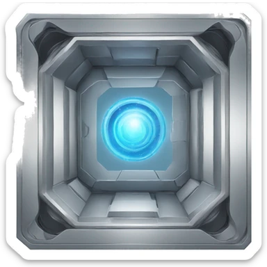 Quantum matter teleporter sticker