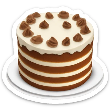 Tiramisu cake sticker