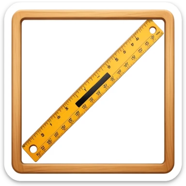 Measure ruler sticker