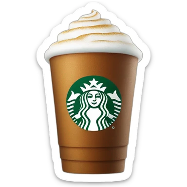 Starbucks cold foam sticker