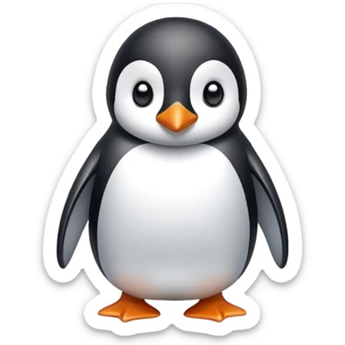 Petit pingouin sticker