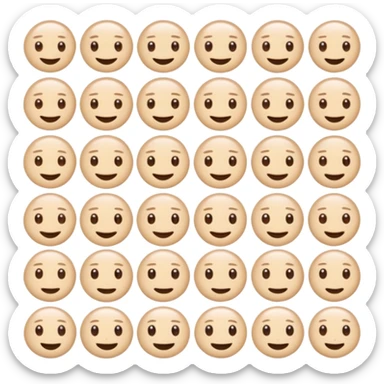 beige sunday self care emojis sticker