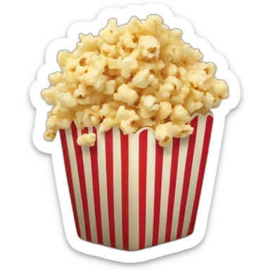 popcorn kernal sticker