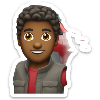 Toyota 4runner roja  sticker