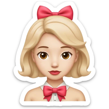 Moño coquet sticker