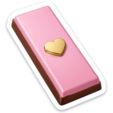 Sabrina carpenter sweet tooth perfume (shaped liked a light pink chocolate bar)  sticker