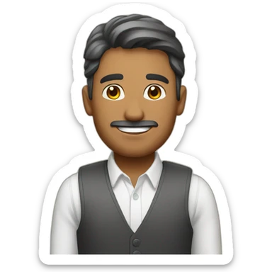 Un hombre emprendedor sticker