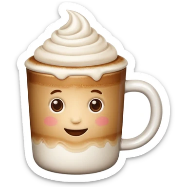 Latte coffee  sticker