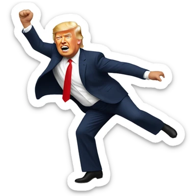 Trump dancing sticker