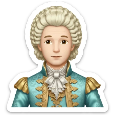 haz a un hombre rococo sticker