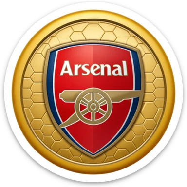 Arsenal football logo sticker